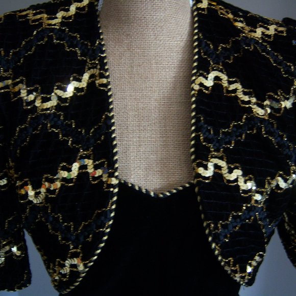 Vintage Velvet 3 pieces outfit from 1980. - Picture 8 of 12